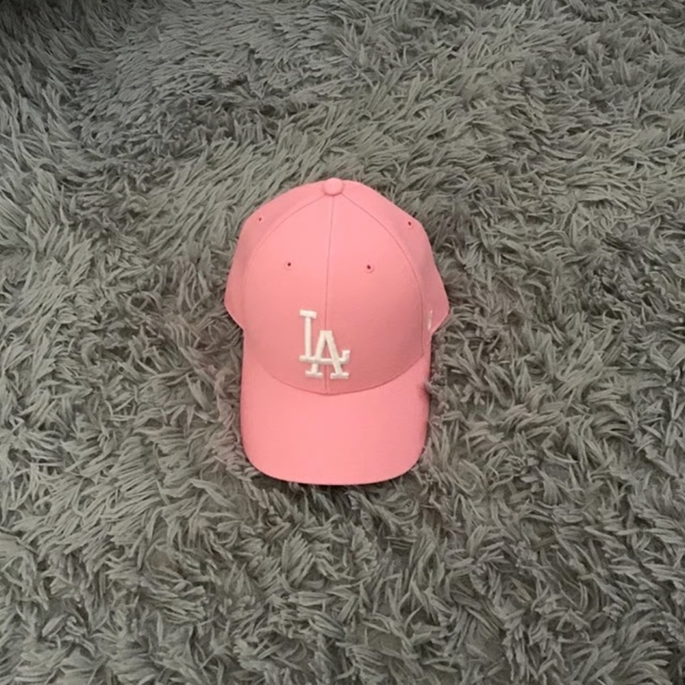 pink dodgers hat